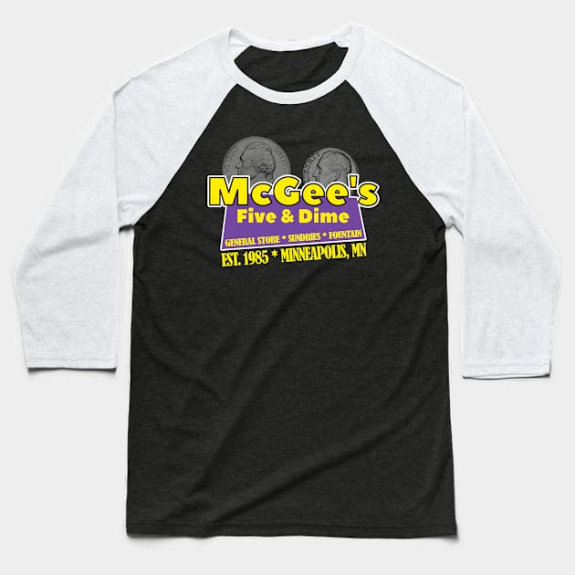 My Boss was Mr. McGee Baseball T-Shirt by RetroZest